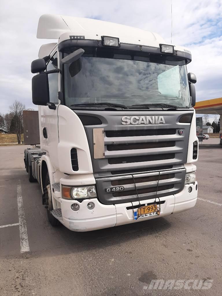 Scania G 420 Containerframe/Skiploader trucks