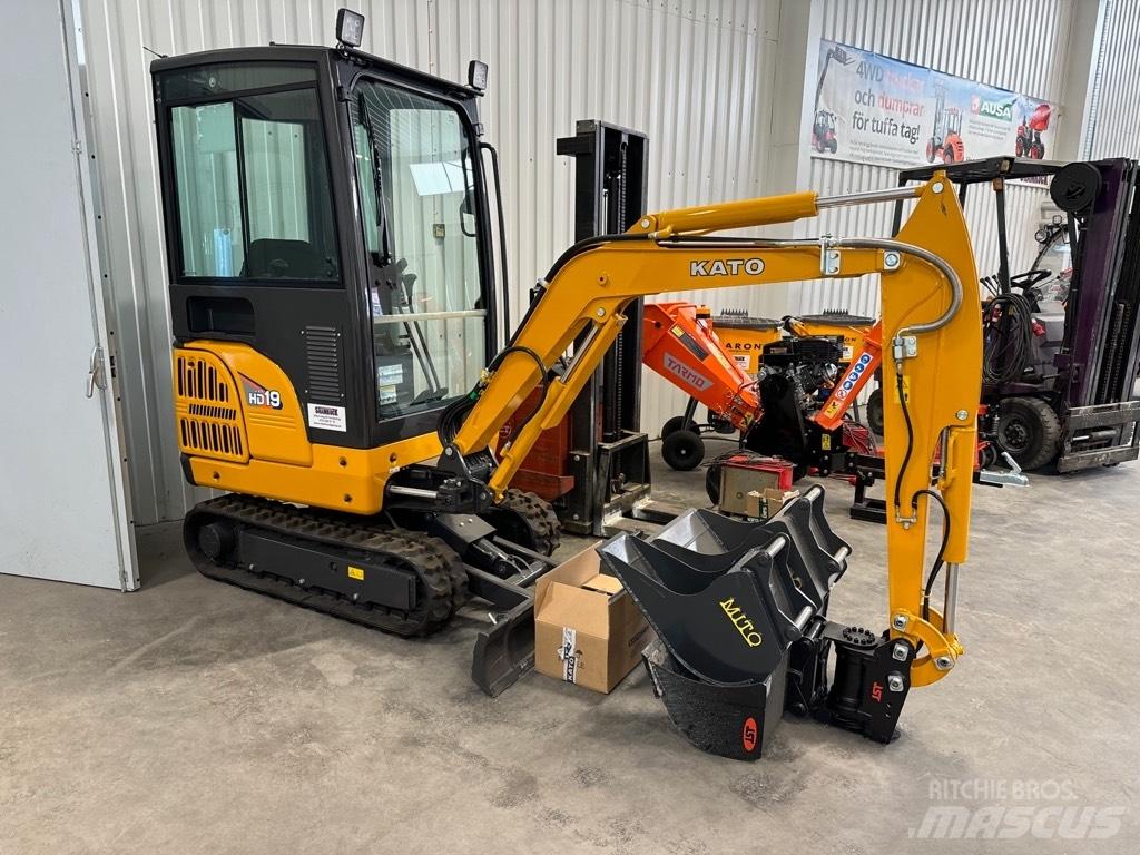 Kato HD 19vxt Mini excavators < 7t