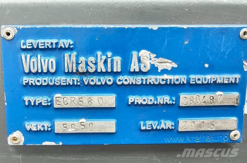Volvo ECR 58 D Mini excavators < 7t