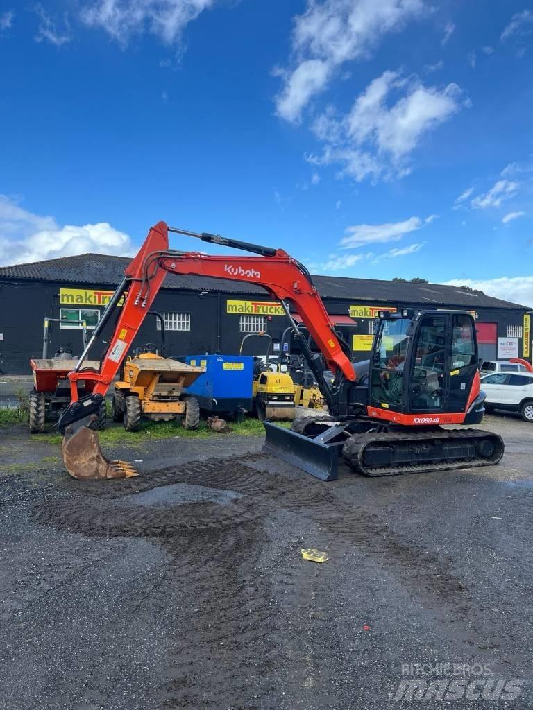 Kubota KX 080-4a Midi excavators  7t - 12t