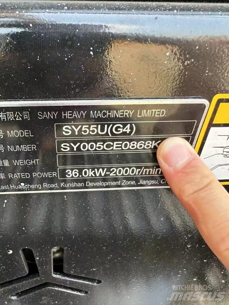 Sany SY 55 U Mini excavators < 7t