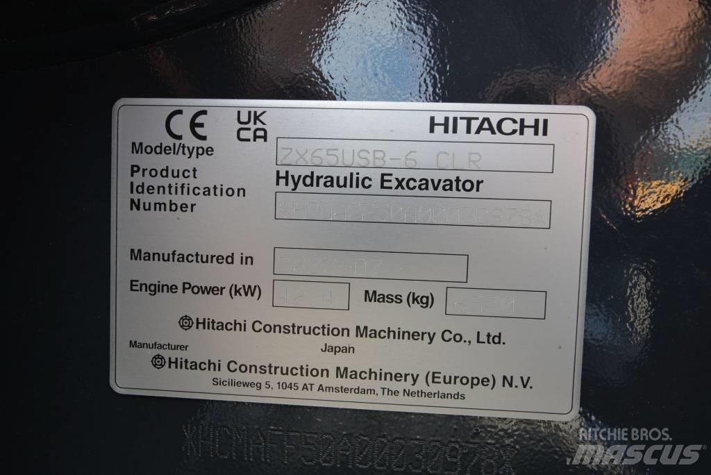 Hitachi ZX 65 USB-6 Mini excavators < 7t