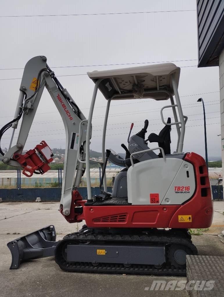 Takeuchi TB 216 Mini excavators < 7t