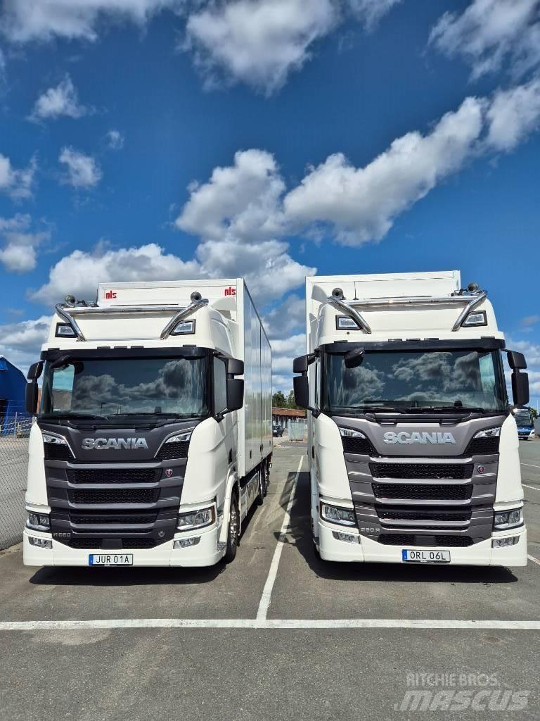 Scania 560R Van Body Trucks