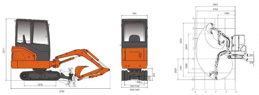 Lonking CDM6020 6020 Crawler excavators