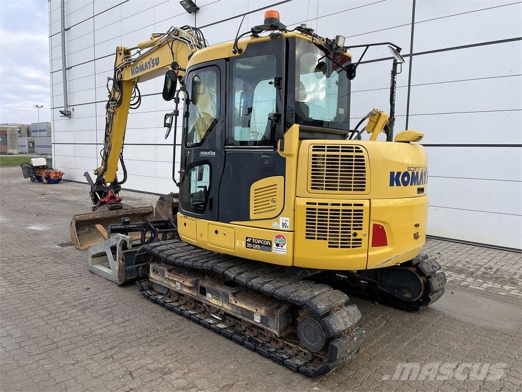 Komatsu PC88MR-10 Wheeled excavators