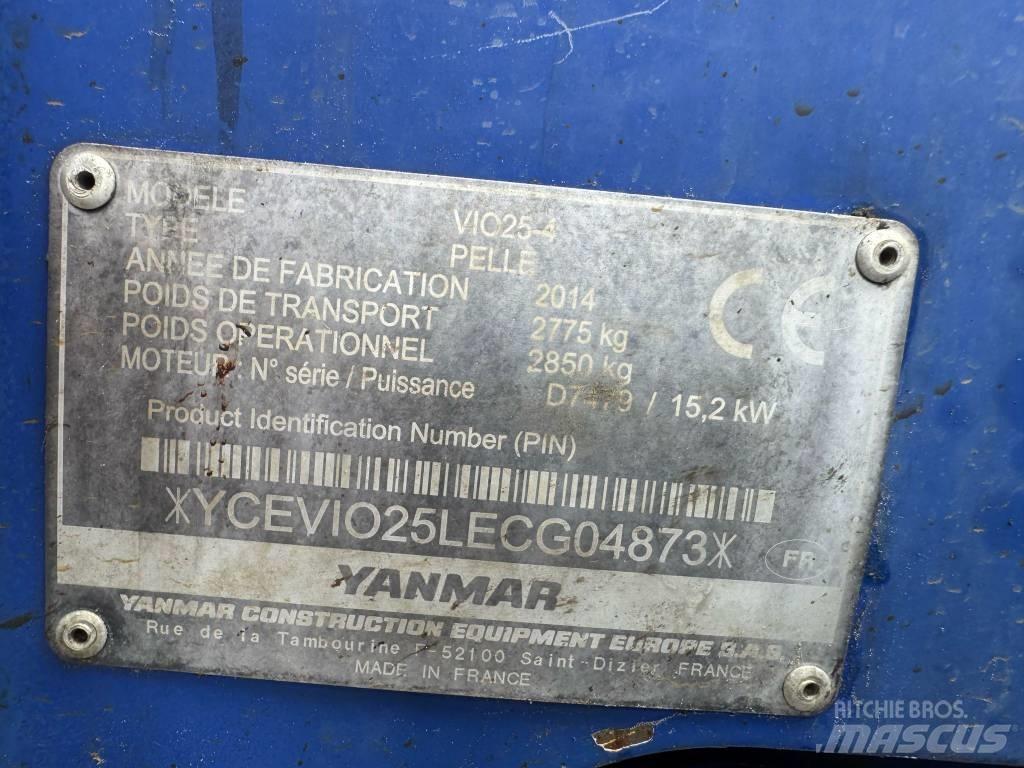 Yanmar Vio 25-4 Mini excavators < 7t