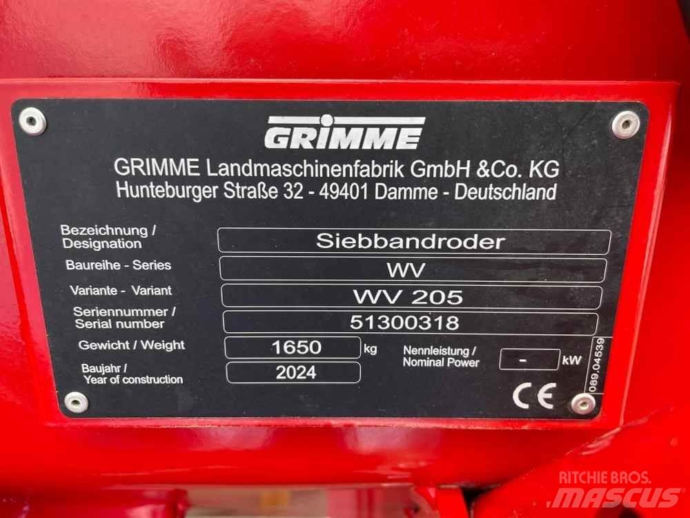 Grimme WV 205 Other farming machines