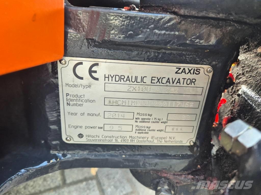 Hitachi ZX 10 U-2 Mini excavators < 7t