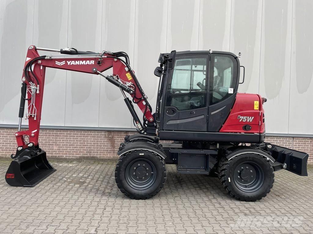 Yanmar B75W Wheeled excavators