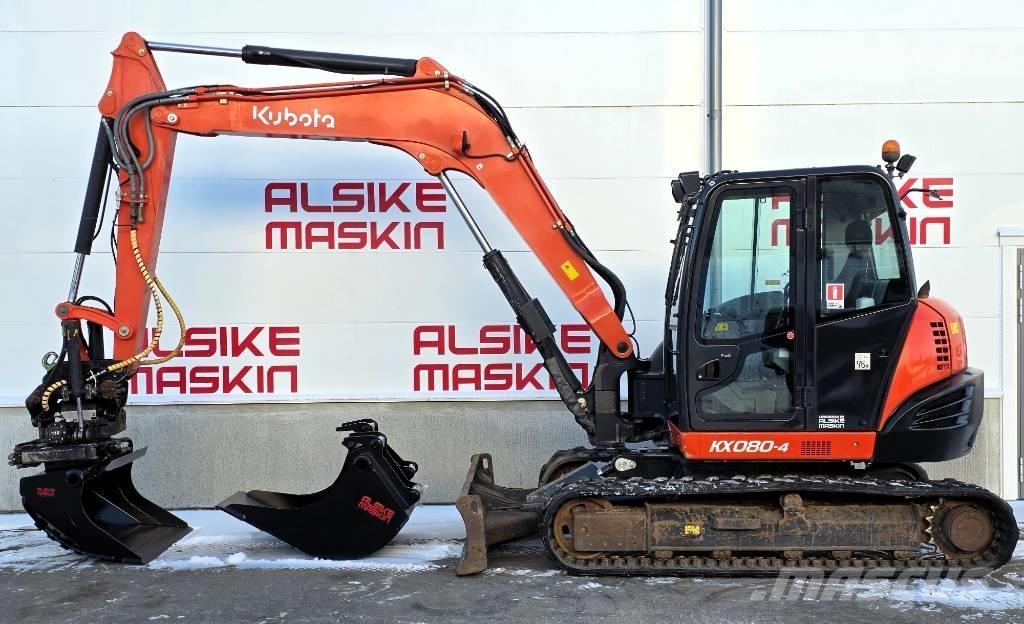 Kubota KX 080-4 Midi excavators  7t - 12t