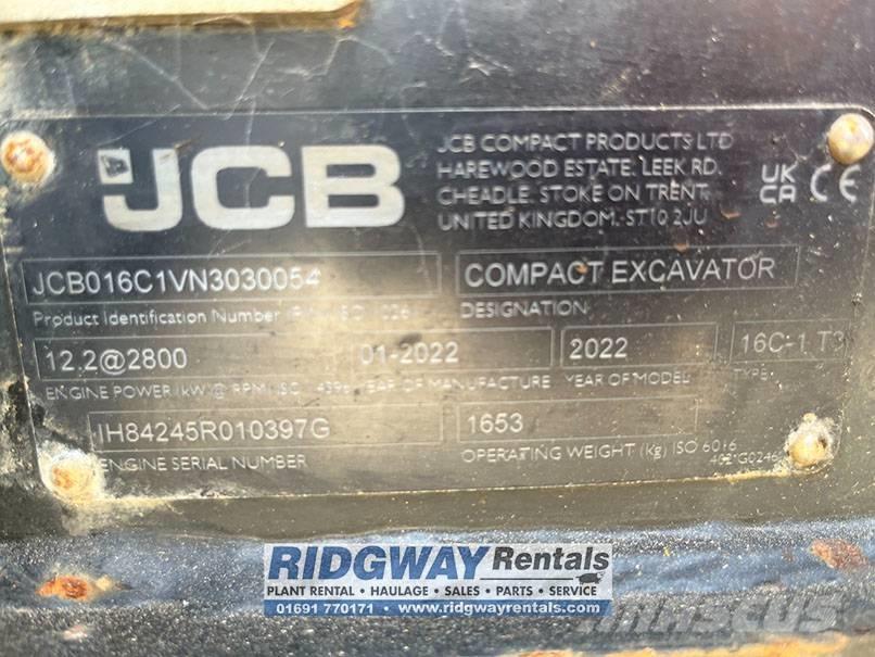 JCB 16 C-1 Mini excavators < 7t