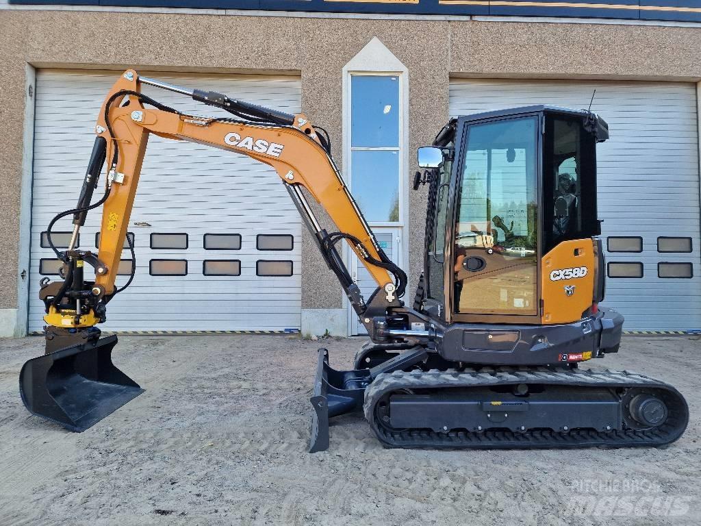 CASE CX 58 D Mini excavators < 7t