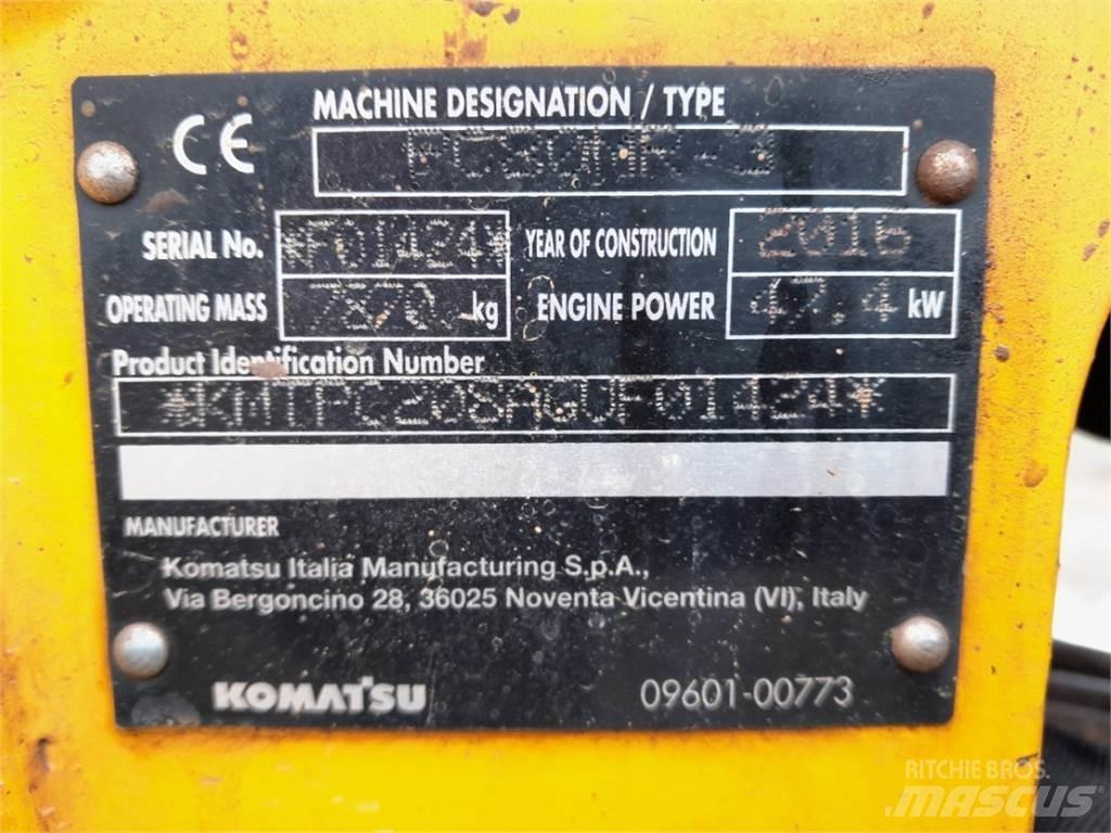Komatsu PC80 Mini excavators < 7t