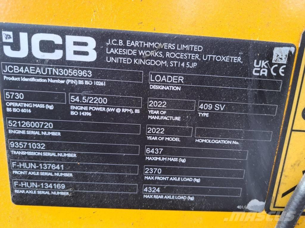 JCB 409 Wheel loaders