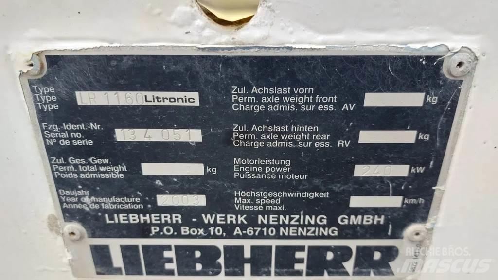 Liebherr LR 1160 Tracked cranes