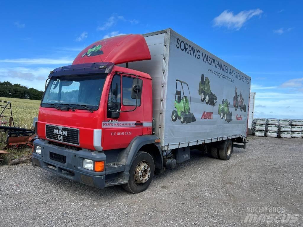 MAN 14.224 Flatbed/Dropside trucks