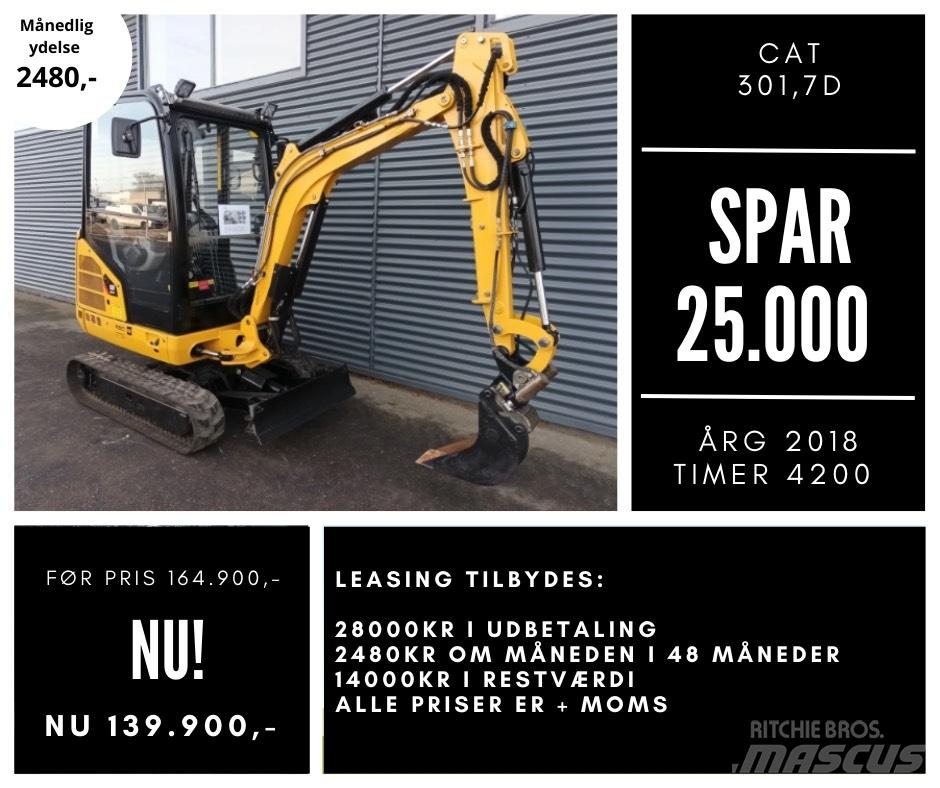 CAT 301,7d Mini excavators < 7t