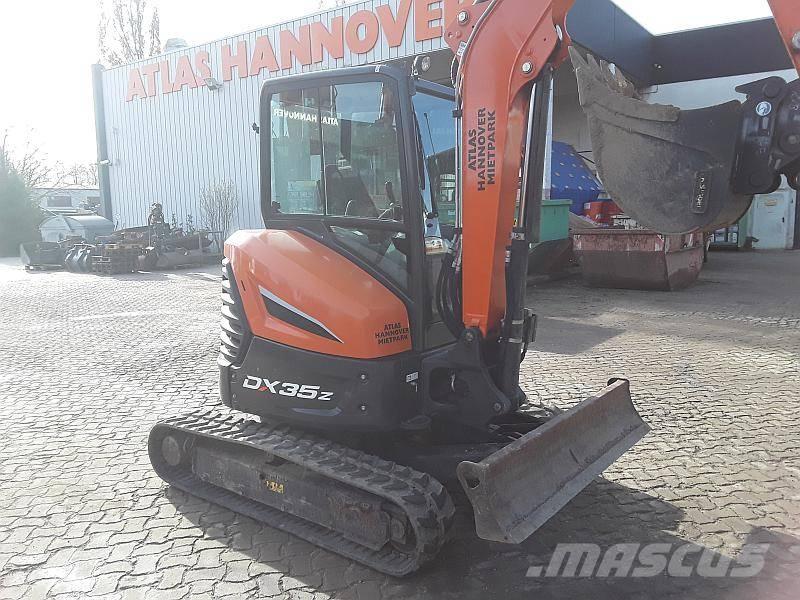 Doosan DX 35 Z Mini excavators < 7t