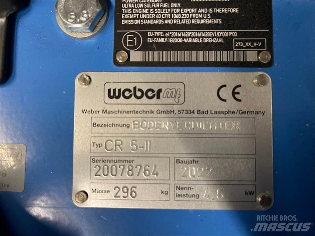 Weber CR5-II Vibrator compactors