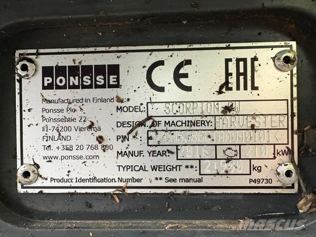 Ponsse Scorpion Harvesters