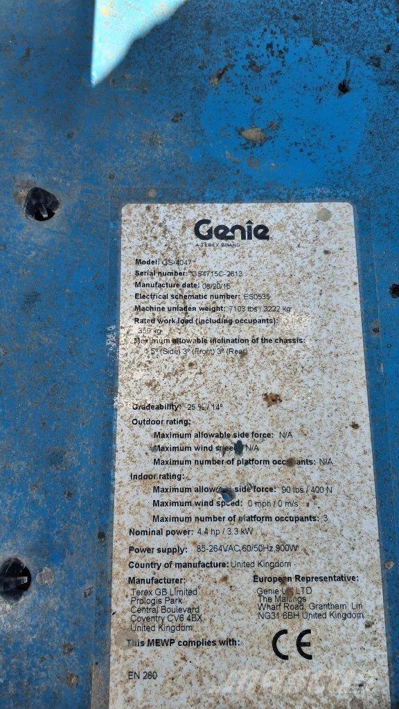 GENIE GS4047 Scissor lifts