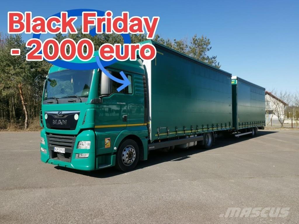 MAN TGX 18.420 Tautliner/curtainside trucks