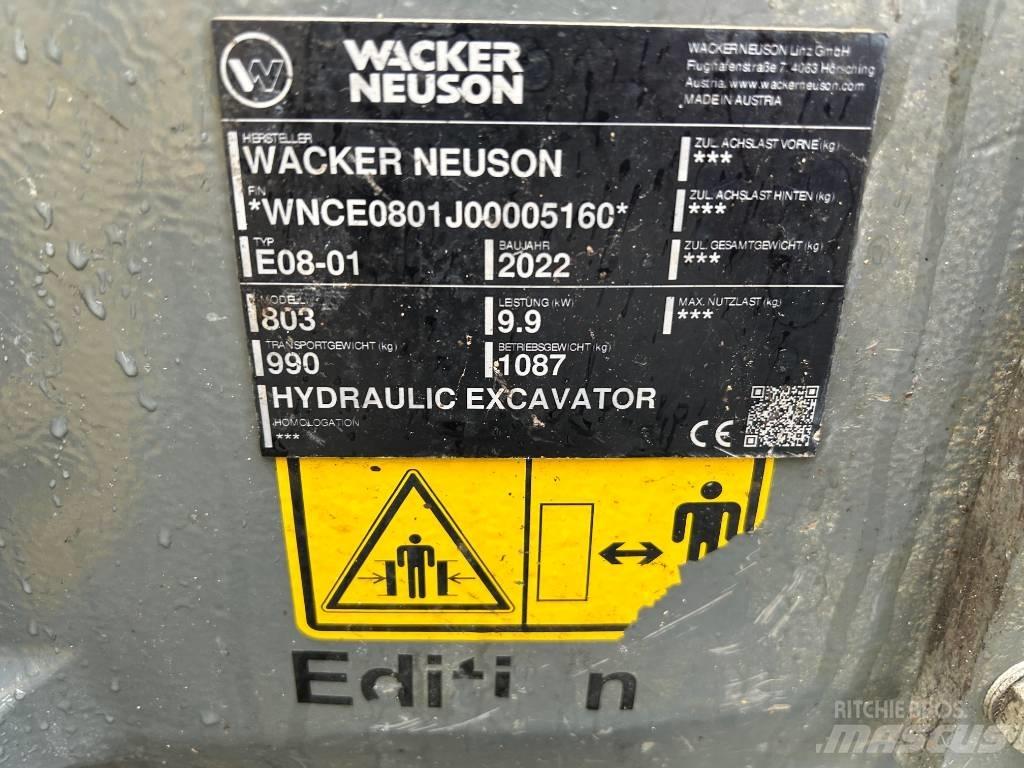 Wacker Neuson 803 Crawler excavators
