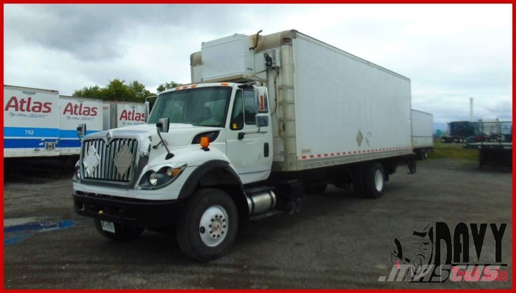International 7600 Van Body Trucks