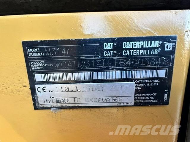 CAT M 314 F Wheeled excavators