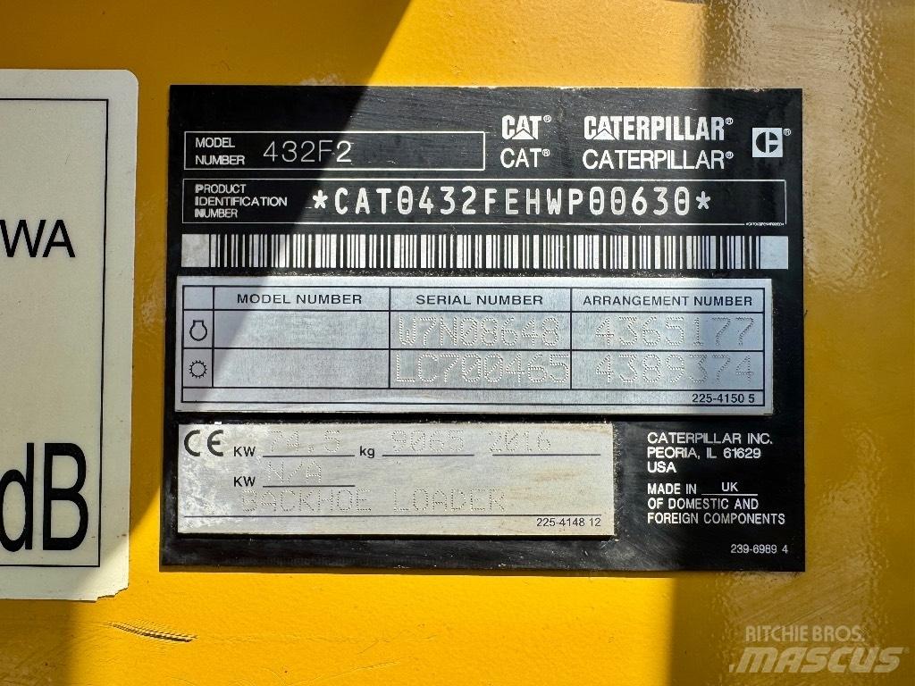 CAT 432F2 TLB's