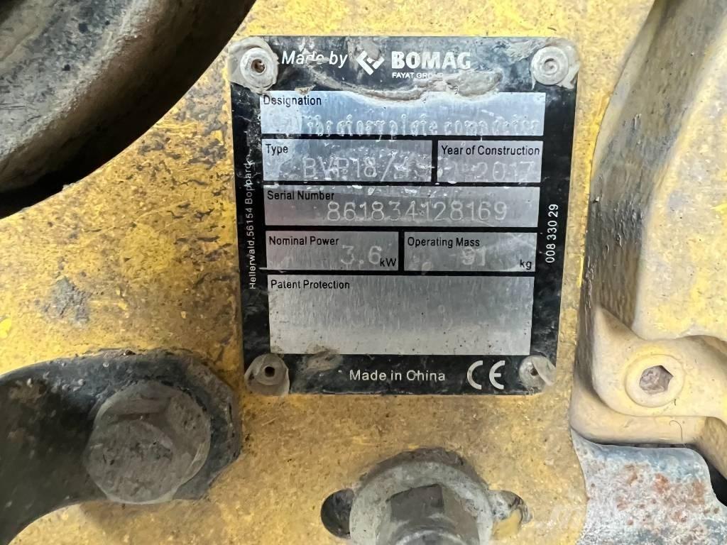 Wacker WP1550 Vibrator compactors