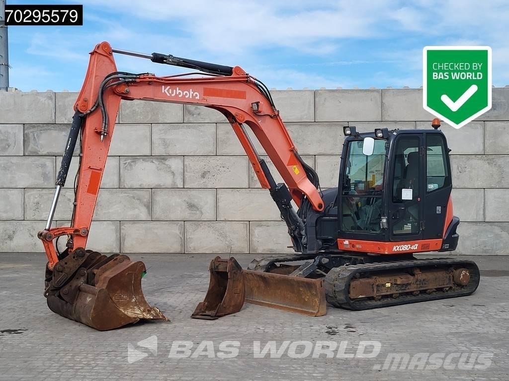 Kubota KX080-4a Mini excavators < 7t