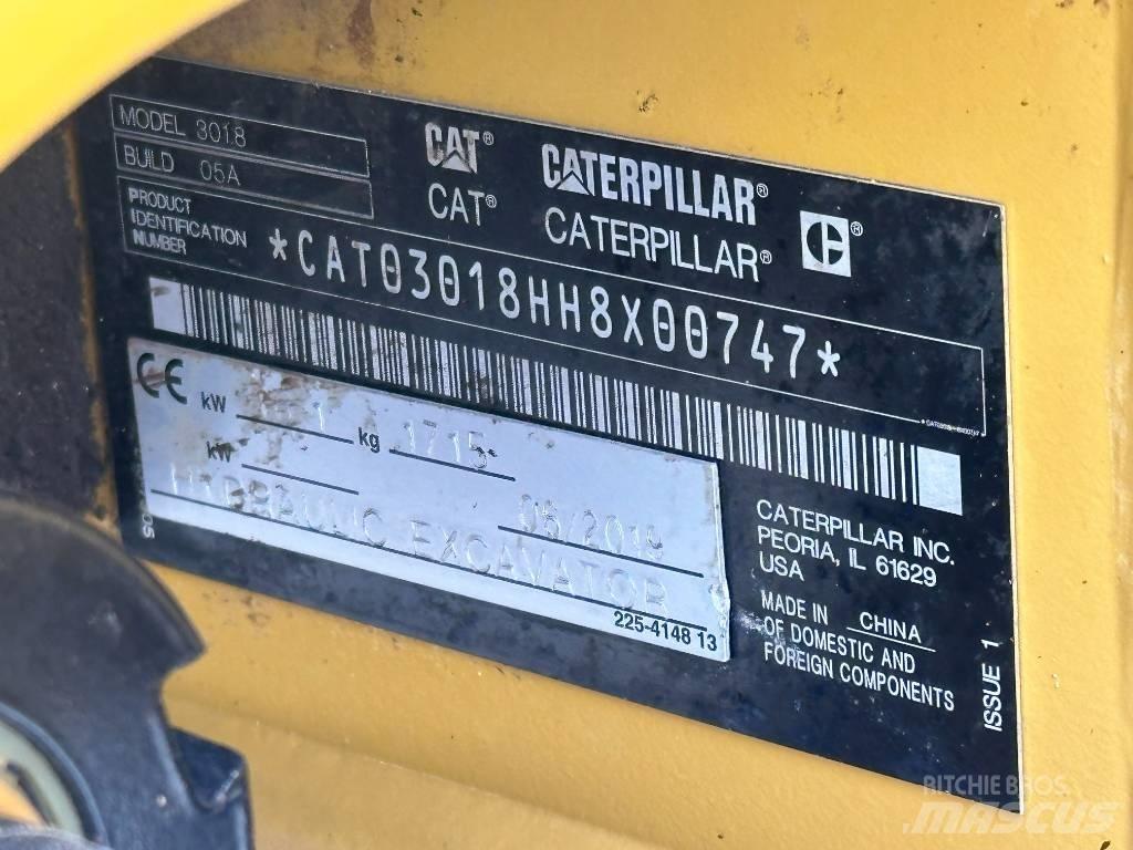 CAT 301.8 Mini excavators < 7t