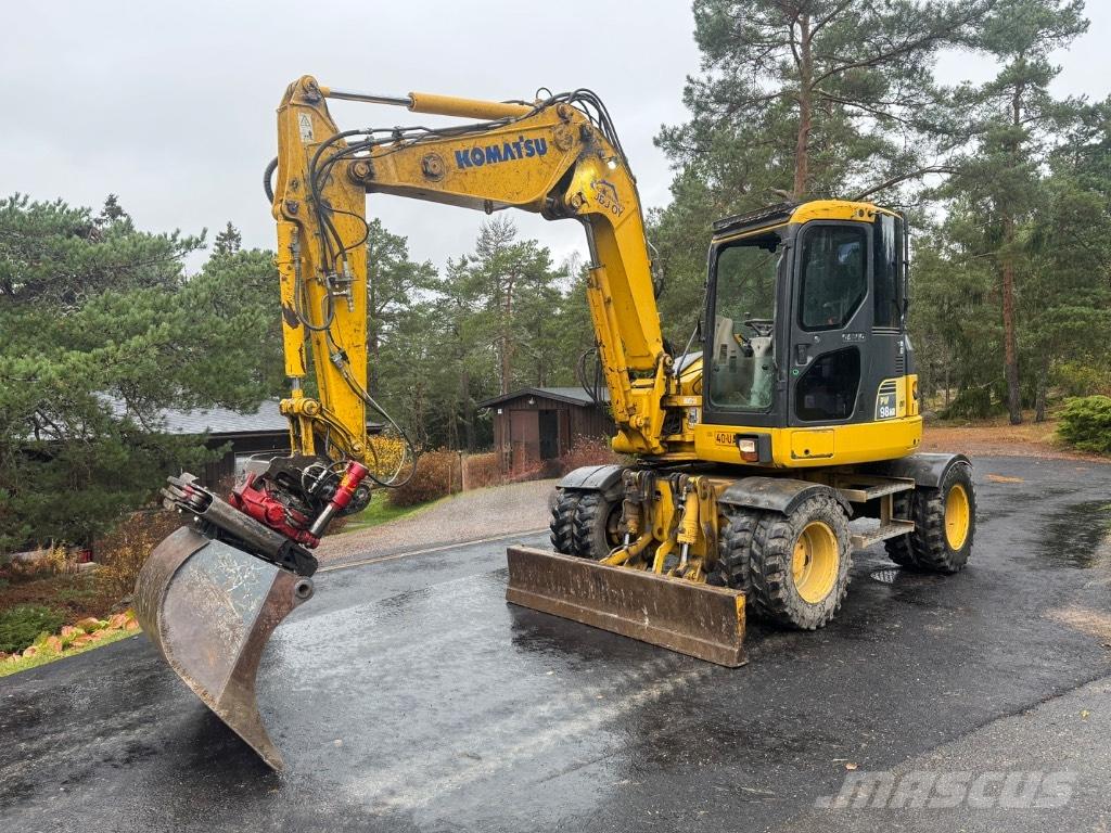 Komatsu PW 98 MR-6 Wheeled excavators