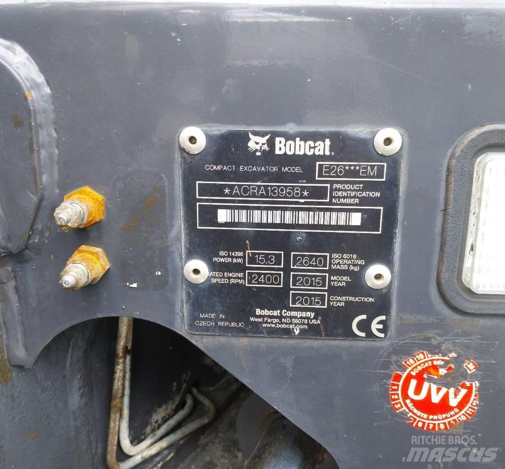 Bobcat E 26 Mini excavators < 7t
