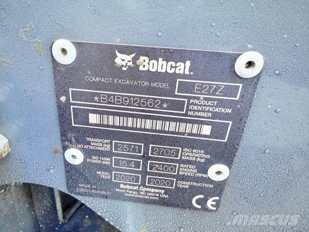 Bobcat E 27z Mini excavators < 7t