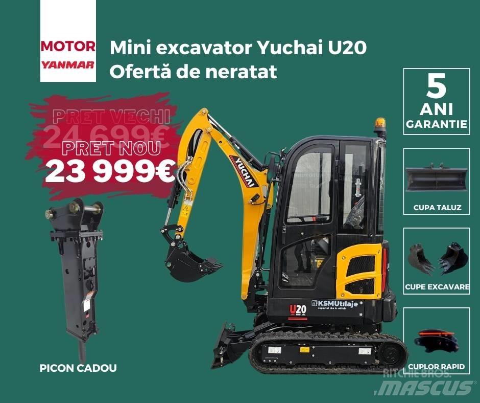 Yuchai U20 Mini excavators < 7t