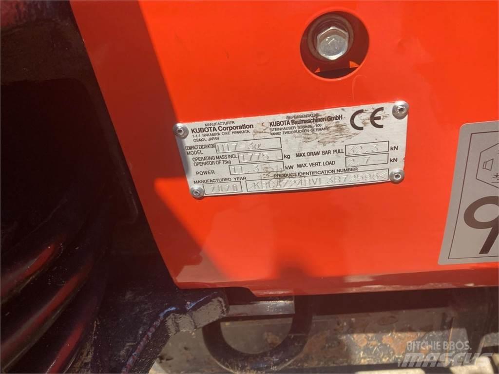 Kubota U17-3 Mini excavators < 7t