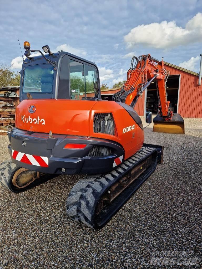 Kubota KX080-4 Mini excavators < 7t