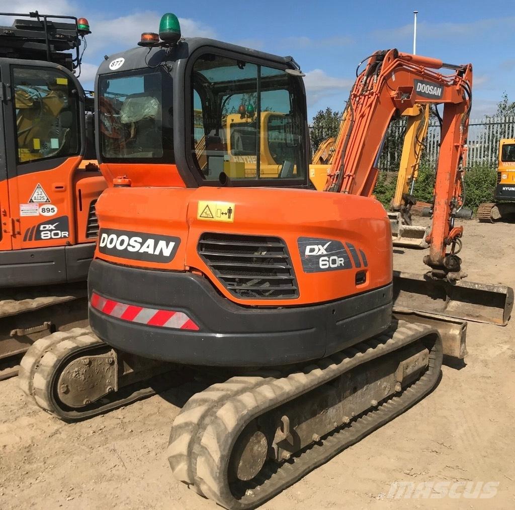 Doosan DX 60 R Mini excavators < 7t