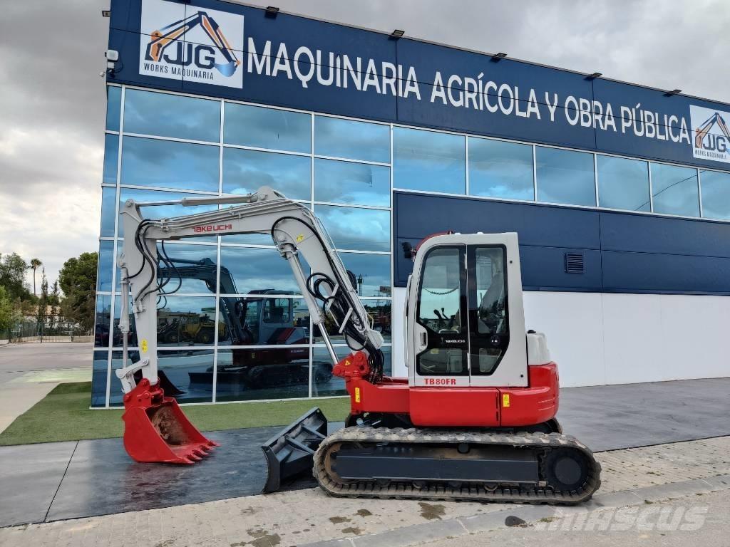 Takeuchi TB 80 FR Midi excavators  7t - 12t