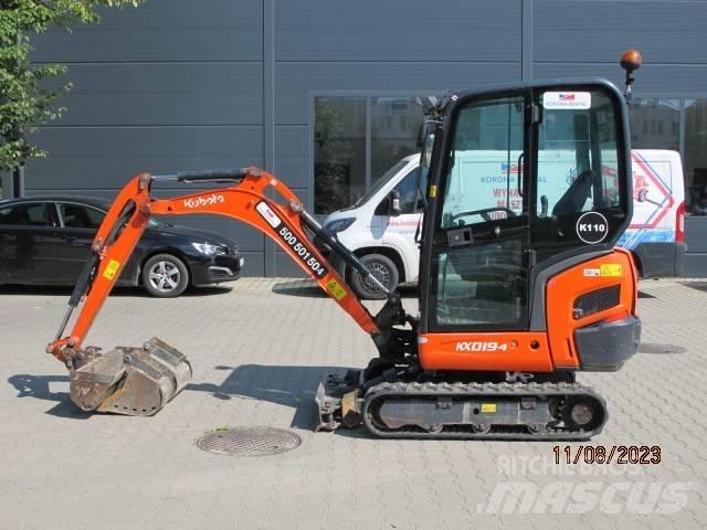 Kubota KX 019-4 Mini excavators < 7t