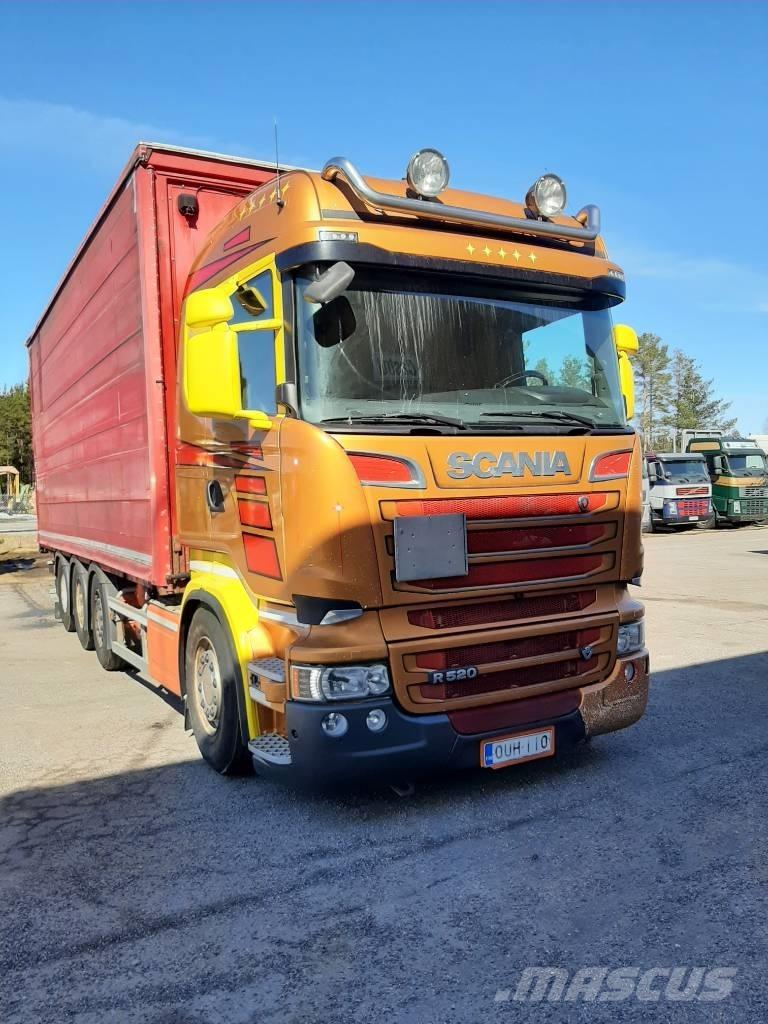 Scania R 520 Tautliner/curtainside trucks