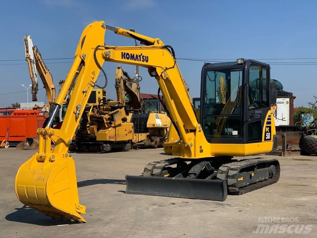 Komatsu PC58-8 Mini excavators < 7t