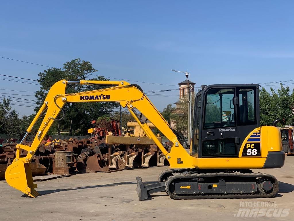 Komatsu PC58-8 Mini excavators < 7t