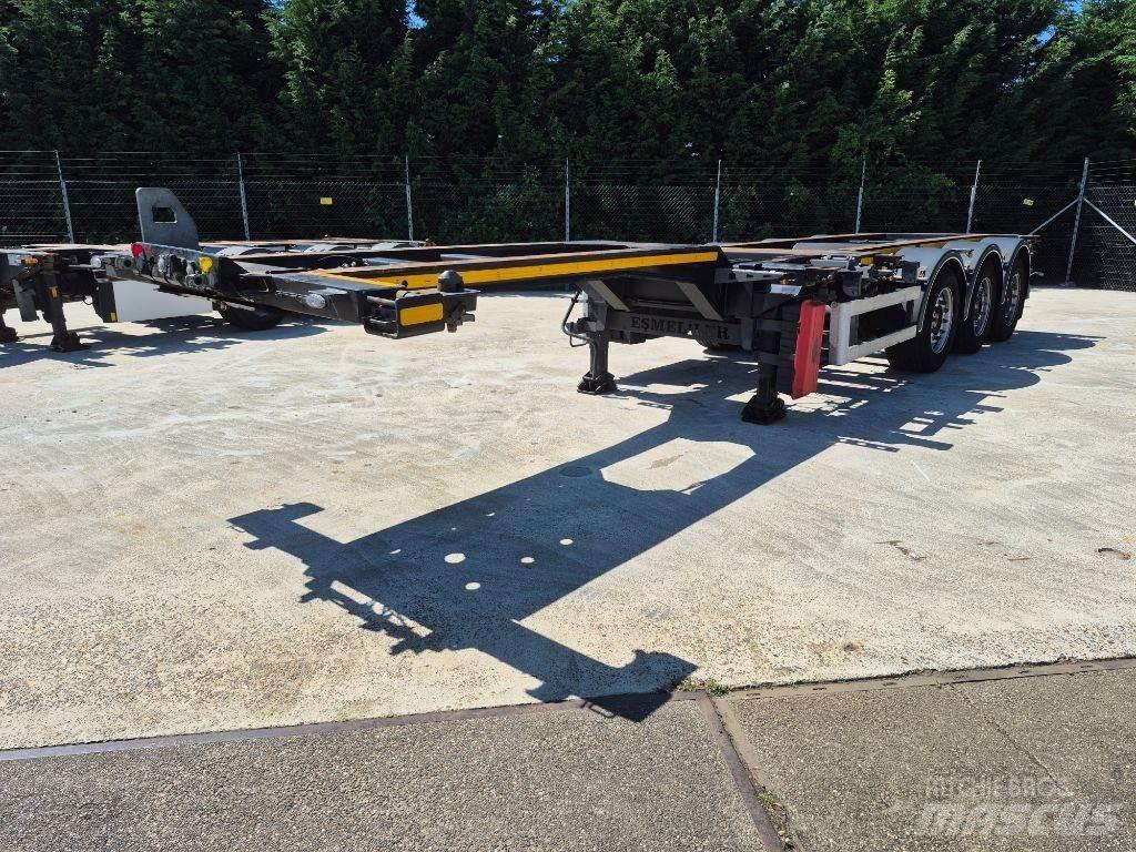  Esmeliler ASDT08 Containerframe/Skiploader trailers