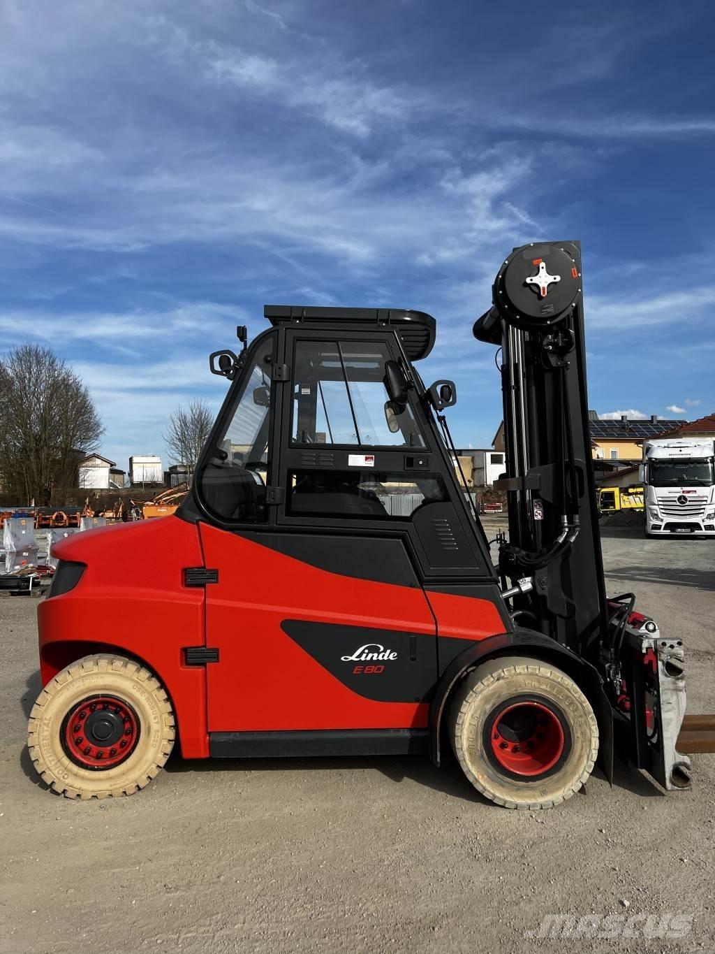 Linde E80/900 Electric forklift trucks