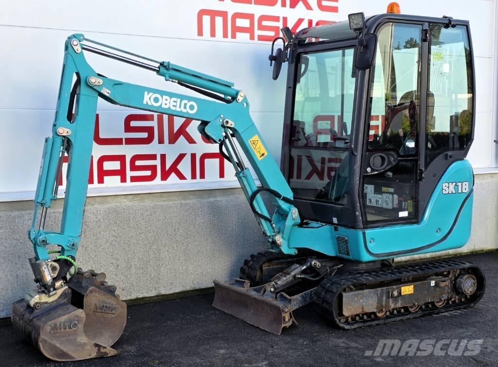 Kobelco SK 18 Mini excavators < 7t