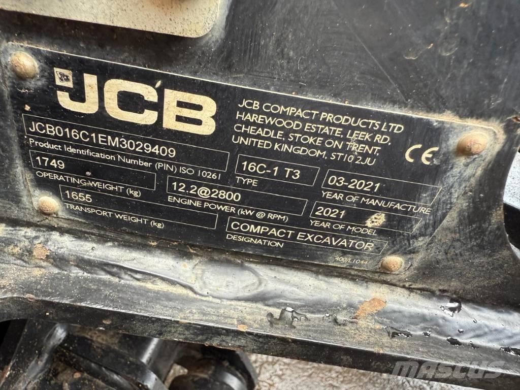 JCB 16 C-1 Mini excavators < 7t
